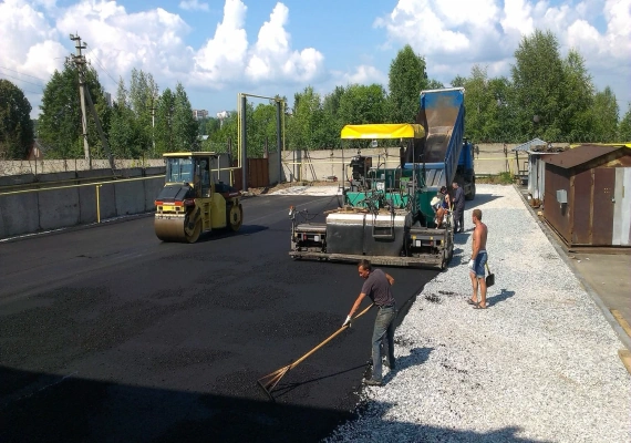 Устройство автодорог в Мещерино и Ленинском районе